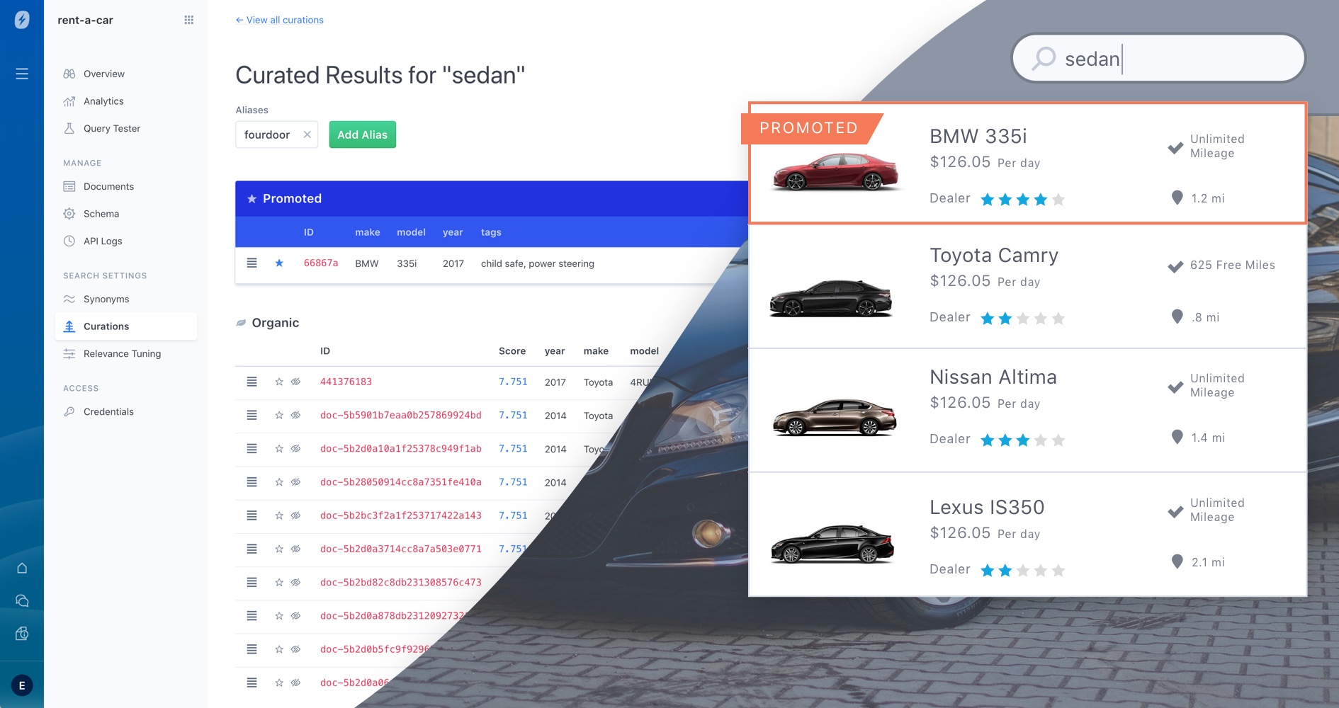 Hero app search service